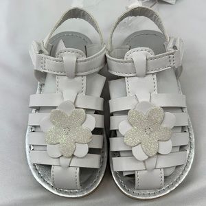 NWT CARTERS Girls Sandals Size 7 Kids